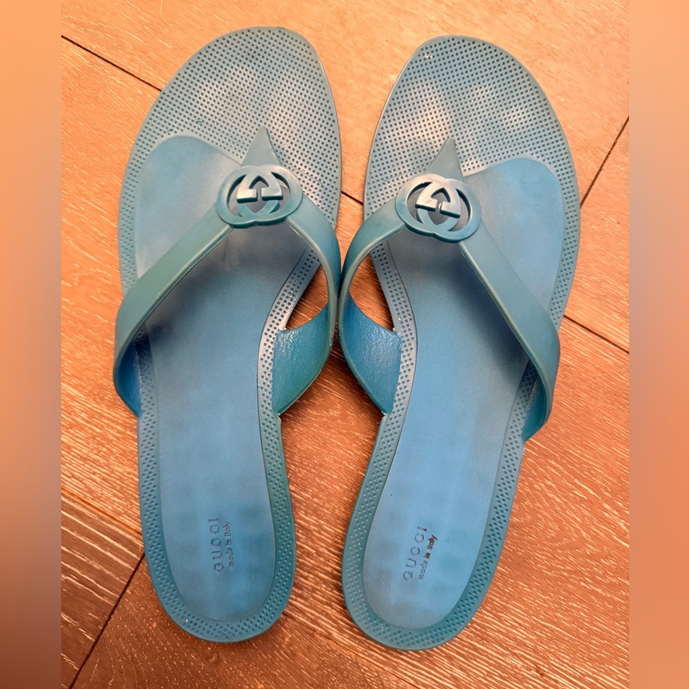 Gucci Teal Women's Sandals